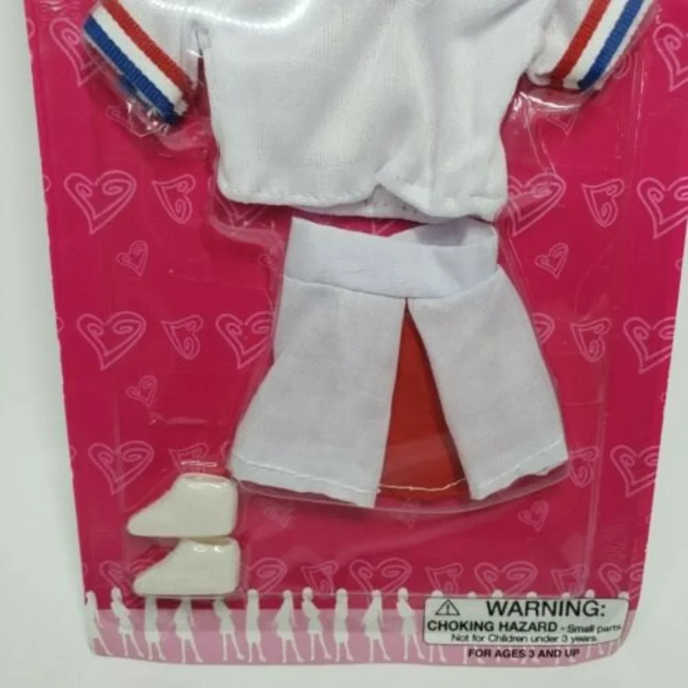 Vintage Polly Fashion Doll Late 1990s Barbie Clone Polyfect Nautical Outfit NOS